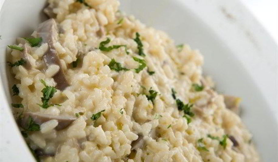 Рецепт ризотто с белыми грибами и петрушкой