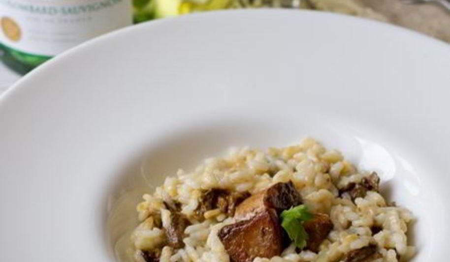 Рецепт ризотто с белыми грибами