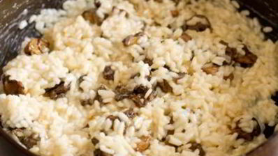 ризотто с белыми грибами