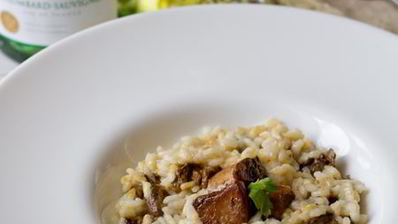 ризотто с белыми грибами