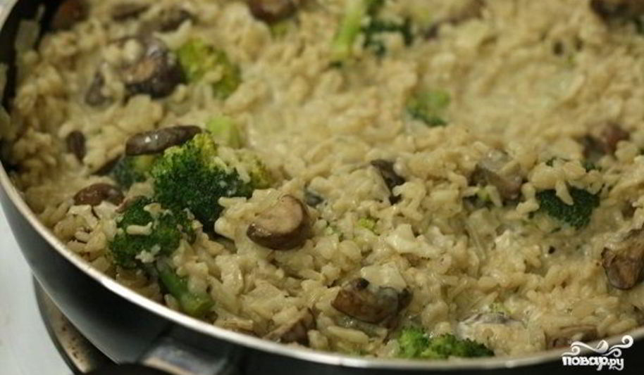 Рецепт ризотто с брокколи