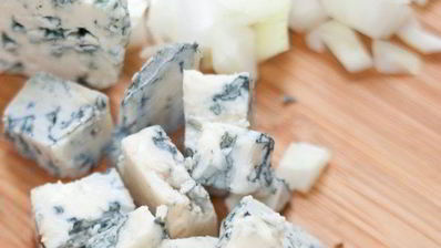 ризотто с горгонзолой и грушей