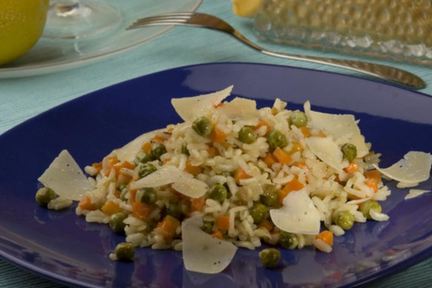 Ризотто с горошком