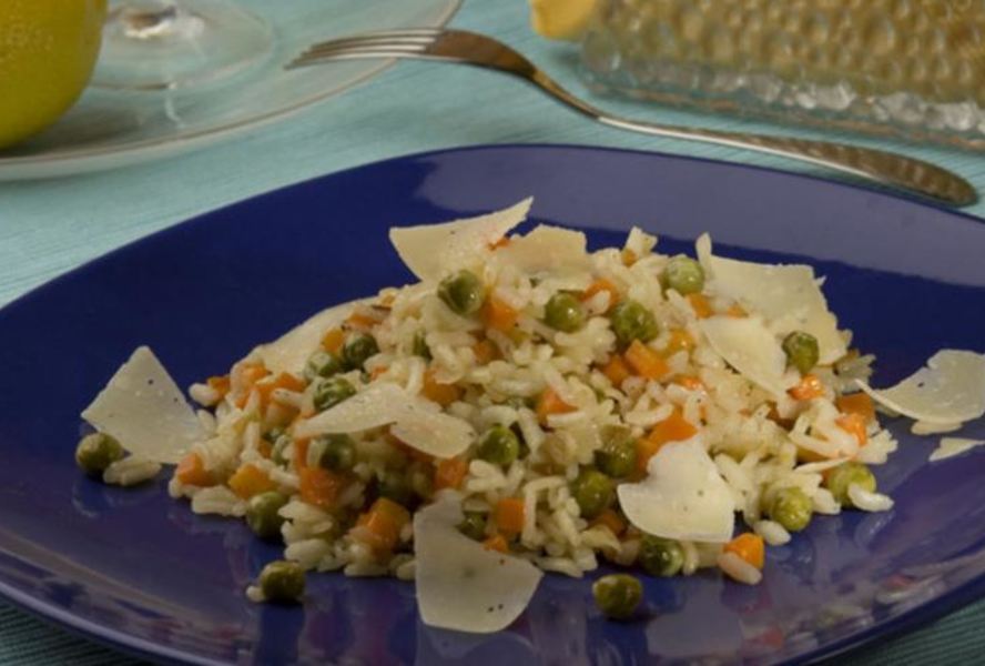 Ризотто с горошком