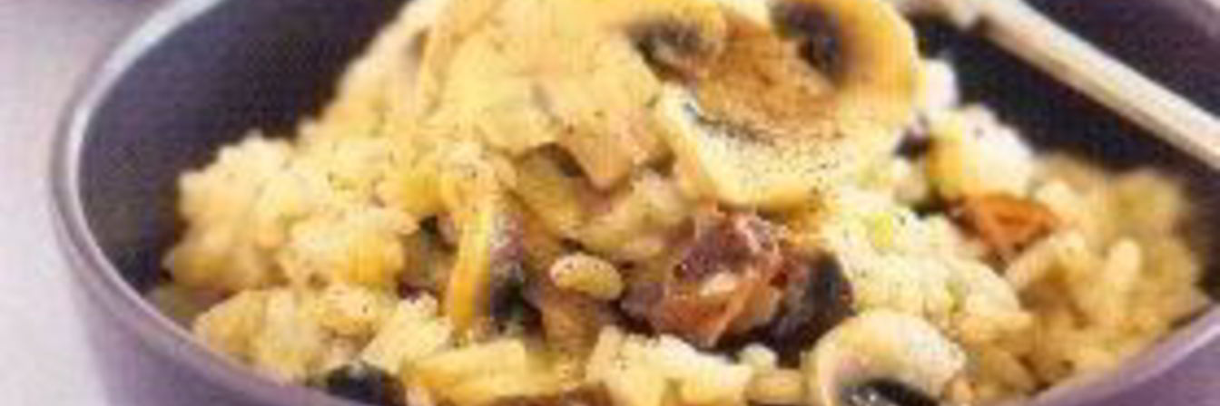 Ризотто с грибами и сыром