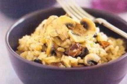 Ризотто с грибами и сыром