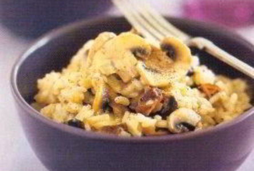 Ризотто с грибами и сыром