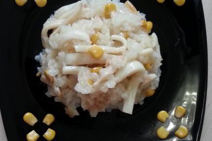 Ризотто с кальмарами