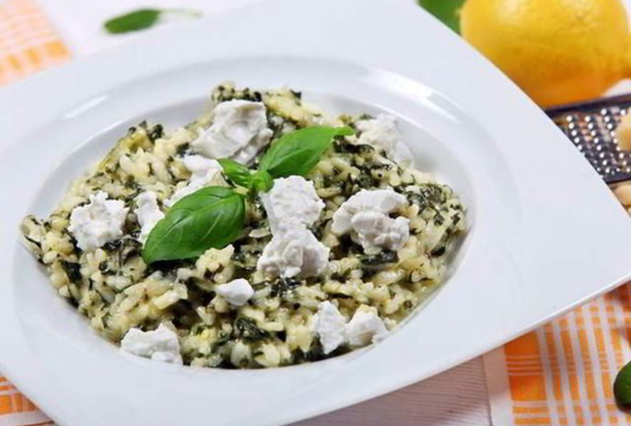 Ризотто с козьим сыром