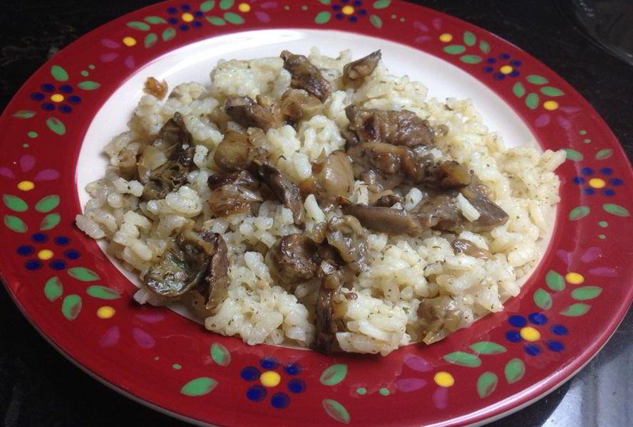Ризотто с лесными грибами