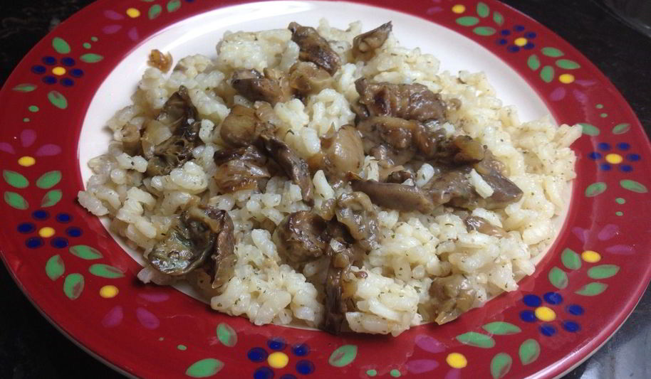 Рецепт ризотто с лесными грибами