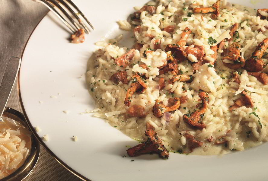 Ризотто с лисичками