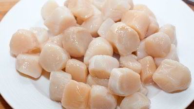 ризотто с морскими гребешками и шампанским