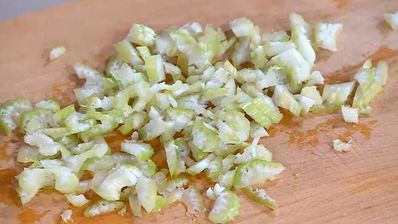 ризотто с мятой и ветчиной