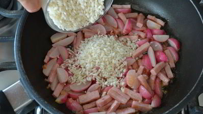 ризотто с редисом