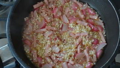 ризотто с редисом