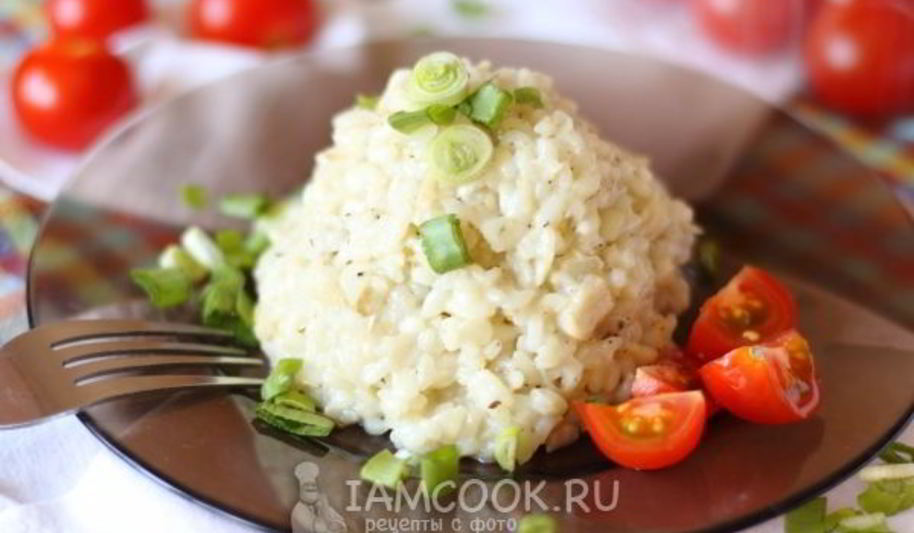 Рецепт ризотто с рыбой