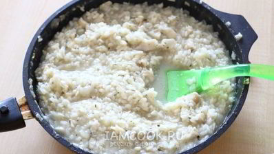 ризотто с рыбой