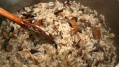 ризотто с шампиньонами