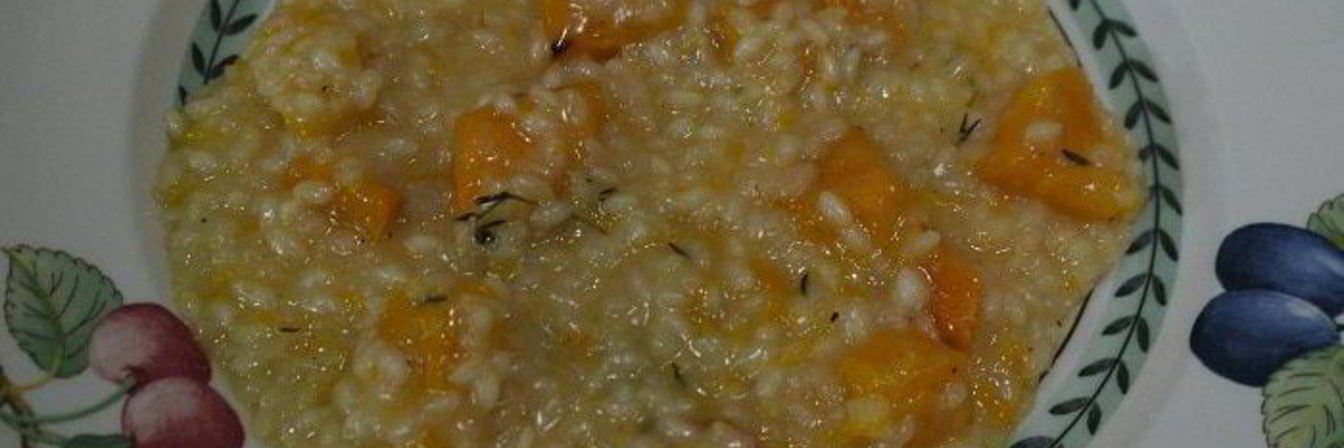 Ризотто с тыквой и вермутом