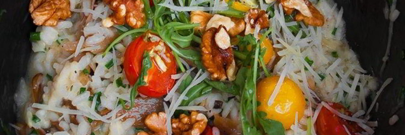 Ризотто с вешенками