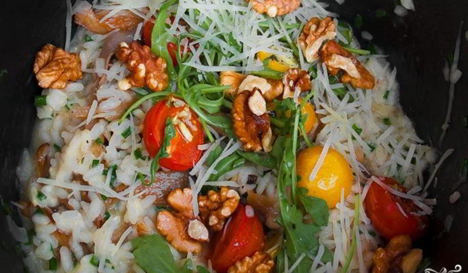 Рецепт ризотто с вешенками