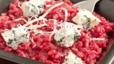 ризотто со свеклой