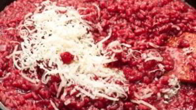 ризотто со свеклой