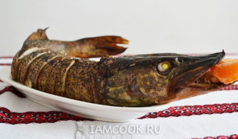 Рецепт фаршированной щуки с салом в духовке