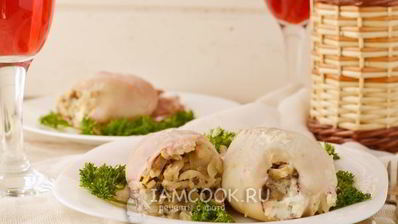 фаршированные кальмары в духовке