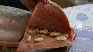 форель горячего копчения