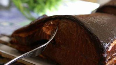 форель горячего копчения