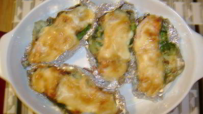 форель с овощами, запеченная в фольге