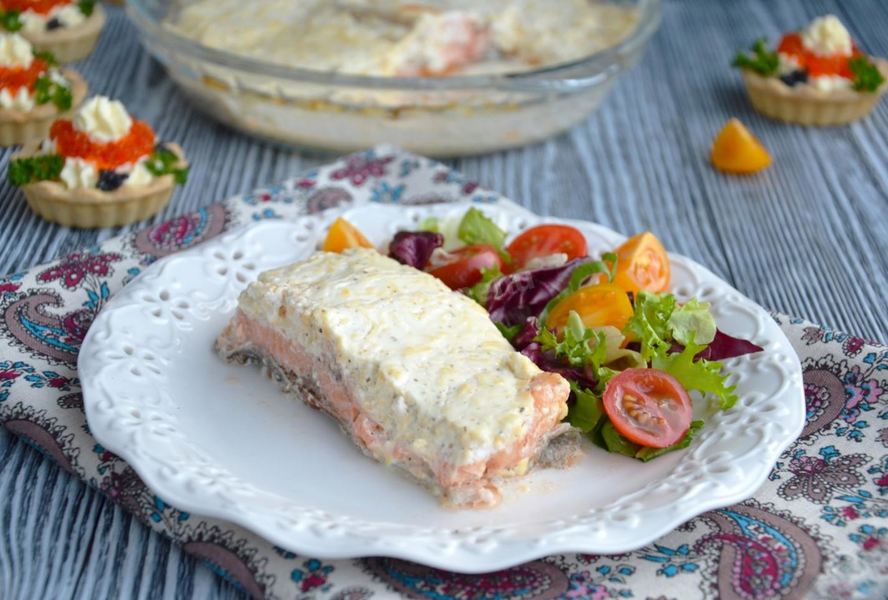 Форель в сливочном соусе