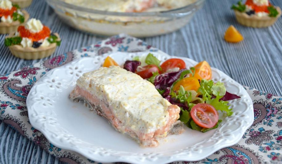 Рецепт форели в сливочном соусе