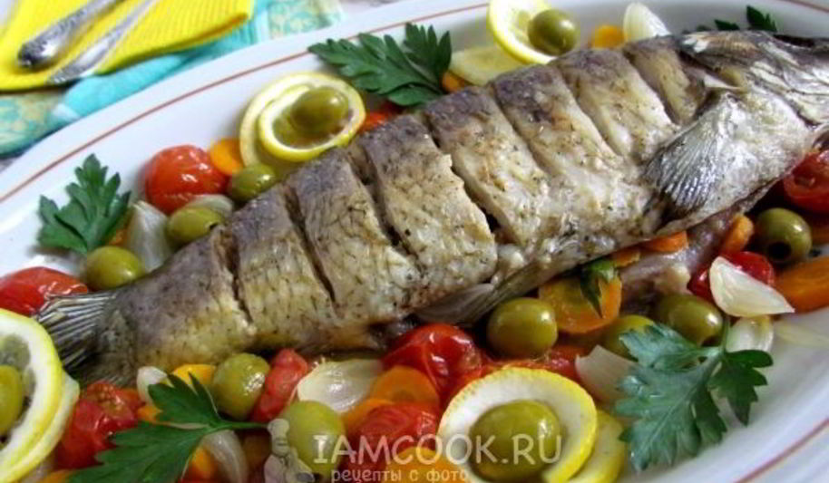 Рецепт карпа, запеченного в фольге