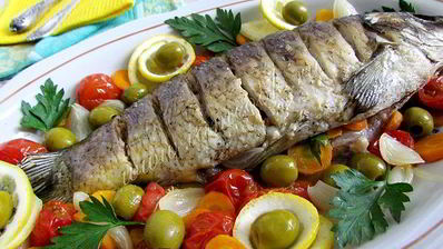 карп, запеченный в фольге