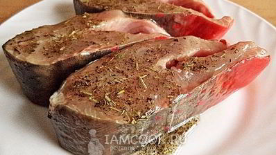 красная рыба в духовке