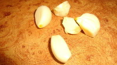 креветки с чесноком