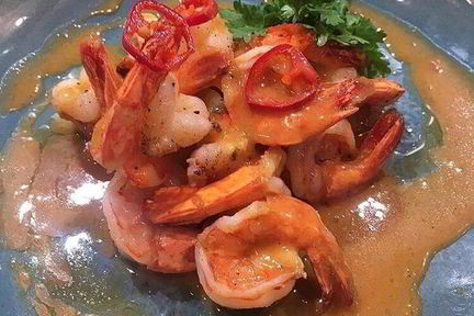 Креветки с соусом чили