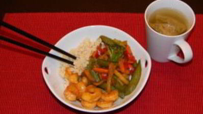 креветки в соусе терияки