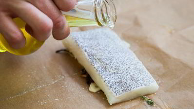 палтус запеченный