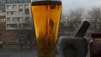 рождественский карп в пиве