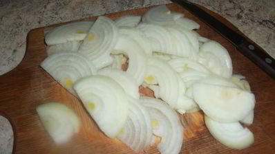 рыба под овощами в фольге