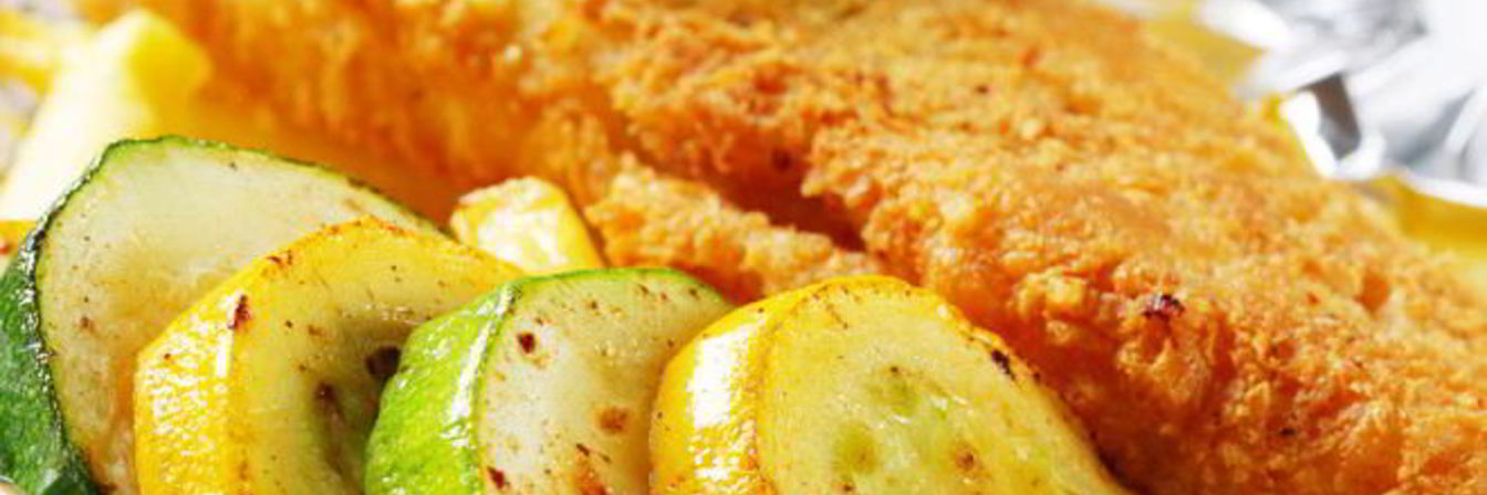 Рыба с кабачками запеченная в духовке