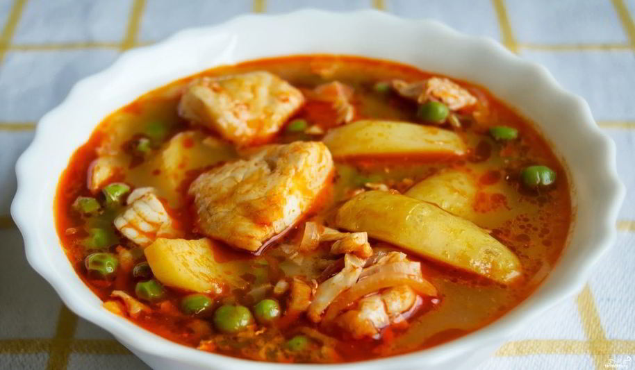 Рецепт рыбы тушеной с картофелем