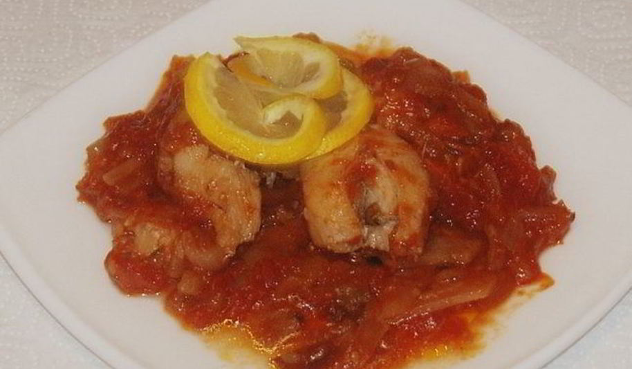 Рецепт рыбы заливной в томате