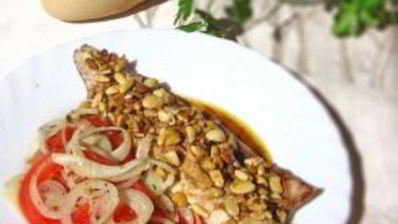 скумбрия в духовке с помидорами