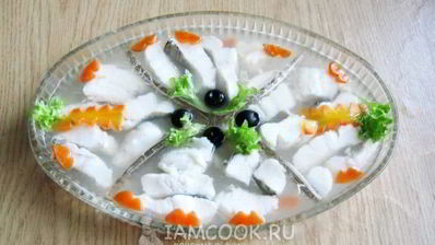 судак заливной