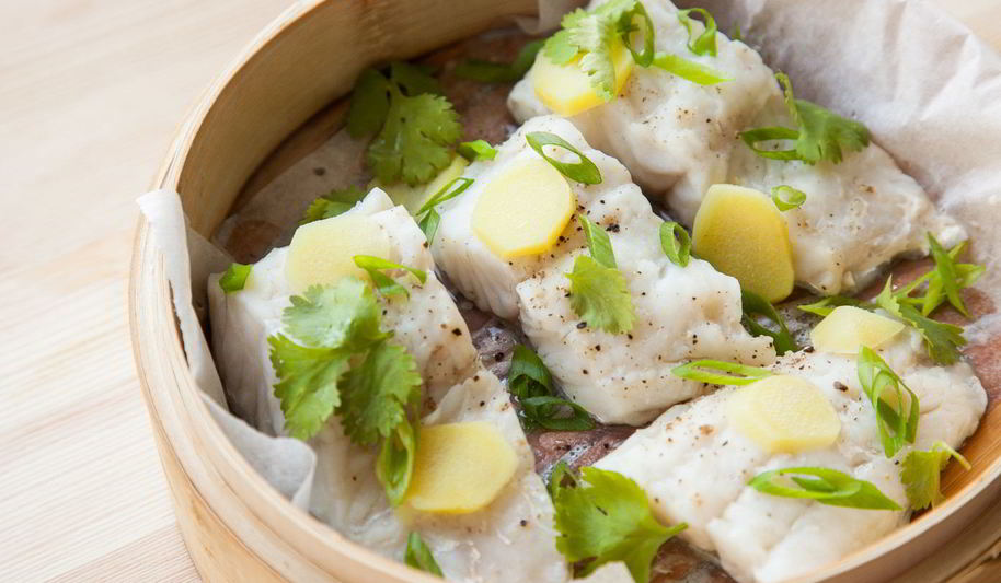 Рецепт трески с имбирем на пару